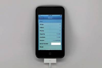 Рассекречен прототип iPod Touch