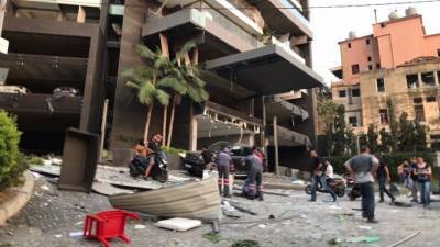 «Мощнейший взрыв»: в посольстве РФ рассказали о ЧП в Бейруте