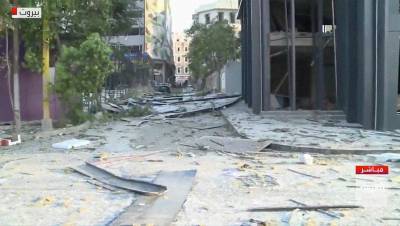 Здание торгпредства России пострадало в результате взрыва в Бейруте