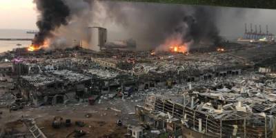 "Как в Хиросиме": от жуткого взрыва в порту Бейрута пострадало полгорода