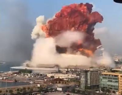 Взрыв огромной силы сотряс столицу Ливана