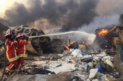 СМИ: взрыв селитры в порту Бейрута произошел во время сварочных работ