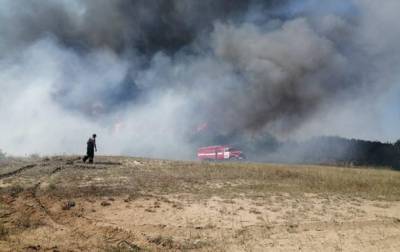 В Николаевской области вспыхнул крупный пожар
