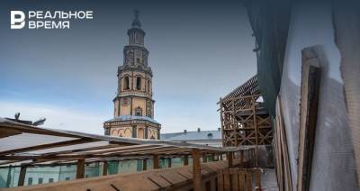 В Казани спасли падающую колокольню Петропавловского собора