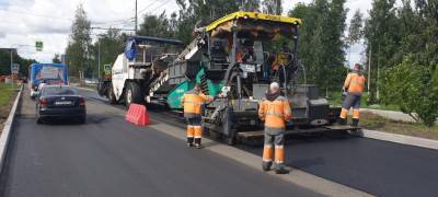 Ремонт дорог и тротуаров завершается в Петрозаводске (ФОТО)