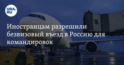 Иностранцам разрешили безвизовый въезд в Россию для командировок
