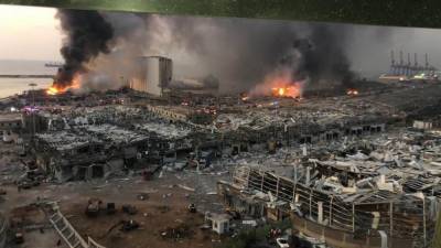Власти Ливана назвали основную версию взрыва (+ видео)