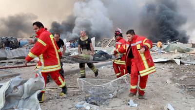 В Ливане назвали взрыв в Бейруте «катастрофой в полном смысле этого слова»