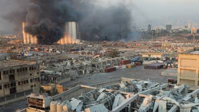 Власти Бейрута оценили ущерб от взрыва в порту