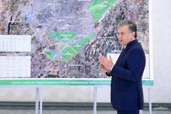 Мирзиёеву рассказали, как будут расширяться Ташкент и столичная область