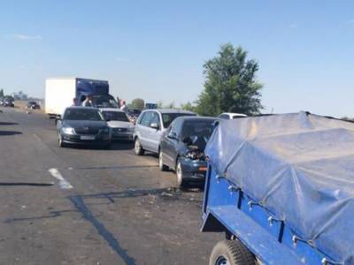 Под Николаевом столкнулись 9 авто: есть пострадавшие