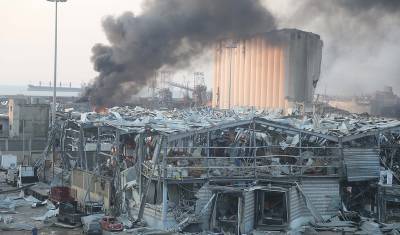 Губернатор Бейрута оценивает ущерб от взрыва в порту в 3-5 млрд долларов