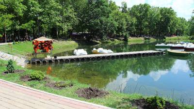 Гагаринский парк в Симферополе снова реконструируют