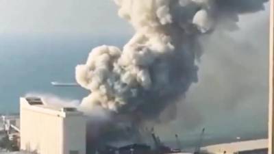 Взрыв в Бейруте - сборник видео
