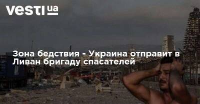 Зона бедствия - Украина отправит в Ливан бригаду спасателей