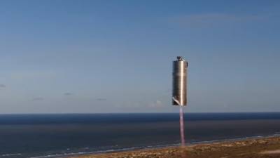 Прототип марсианского корабля Илона Маска совершил первый полет (ВИДЕО)