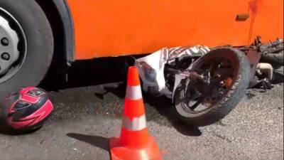 Мотоциклист погиб в ДТП в Нижнем Новгороде
