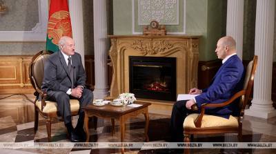 Лукашенко дал интервью известному украинскому журналисту Дмитрию Гордону
