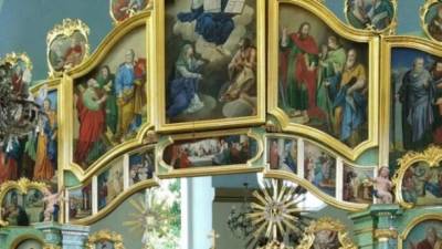 В храм на Львовщине вернули отреставрированный иконостас XIX века