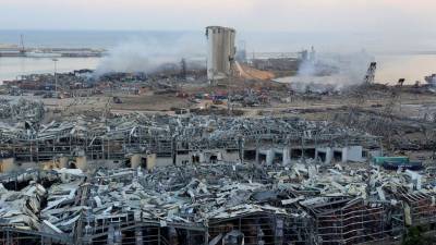 Губернатор назвал сумму ущерба от взрыва в Бейруте