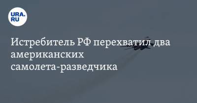 Истребитель РФ перехватил два американских самолета-разведчика. ВИДЕО