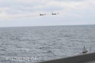 Бомбардировщики ВКС России и сторожевые корабли обратили корабли НАТО в бегство после провокации