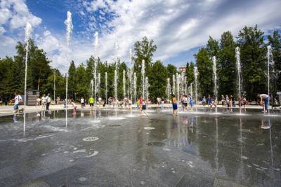 Мэрия Новосибирска назвала время работы фонтана Центральном парке