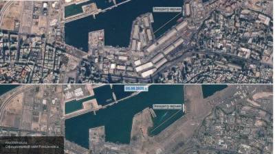 Роскосмос показал сравнительные снимки Бейрута до и после взрыва