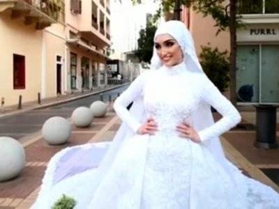 Невеста рассказала о свадебной съемке во время взрыва в Бейруте