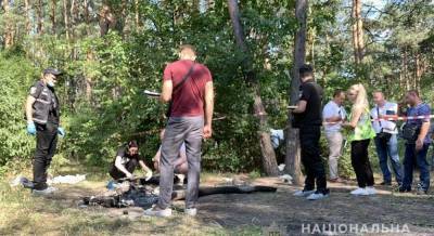В Киеве женщина расчленила тело мужчины, останки пыталась сжечь в лесу (фото, видео)