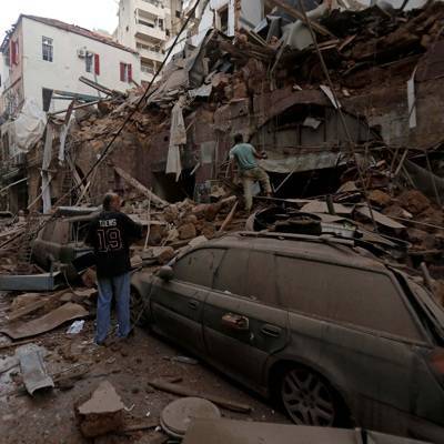 Сотрудники МЧС России были первыми, кто прибыл в Бейрут для помощи после мощного взрыва