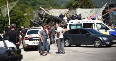 Страшное ДТП на востоке Грузии -два человека погибли