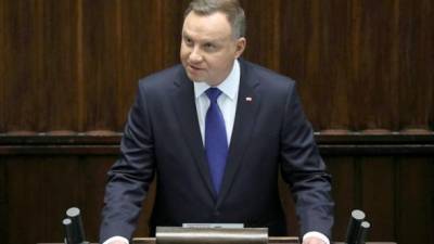 В Польше Дуда начал второй срок президентства и вспомнил об Украине в речи