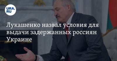 Лукашенко назвал условия для выдачи задержанных россиян Украине