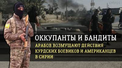 Баранец: Арабов возмущают действия курдских боевиков и американцев в САР