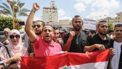 В Бейруте произошли столкновения демонстрантов с полицией — видео