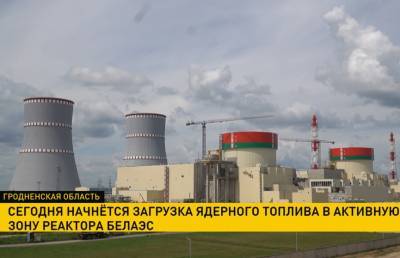 Начинается загрузка ядерного топлива в активную зону реактора БелАЭС