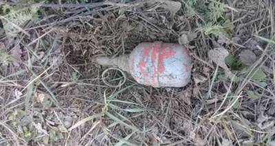 В Гюмри обнаружена граната
