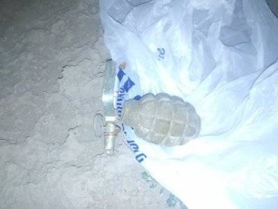 В Гюмри на улице обнаружена учебная граната