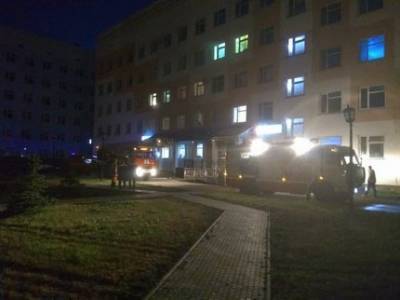 В Башкирии в здании городской больницы произошёл пожар