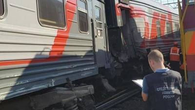 В Уфе столкнулись два пассажирских поезда