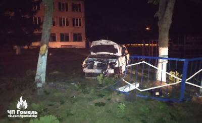 Фотофакт: в Ветковском районе Яндекс.Такси попало в серьезную аварию, есть пострадавшие