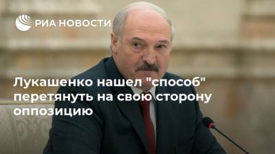 Лукашенко нашел "способ" перетянуть на свою сторону оппозицию