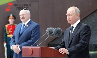 Путин и Лукашенко обсудили отношения между странами
