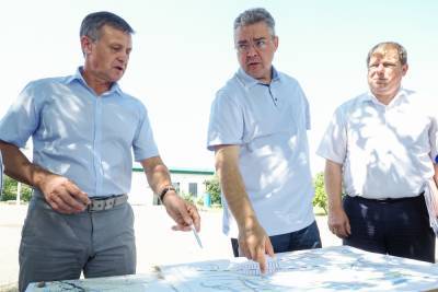 Губернатор Ставрополья подержал проект реконструкции водовода в Кочубеевском районе