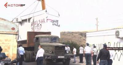 Победа за активистами? На территории Амулсара демонтируют вагончики Lydian Armenia