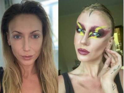 Леся Никитюк использовала экстравагантный макияж и полностью изменилась
