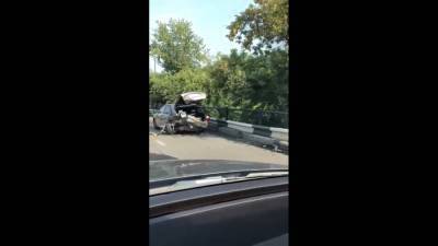 Последствия ДТП в Кемерове попали на видео