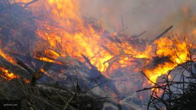 МЧС РФ: пожар охватил десять частных домов в Самаре