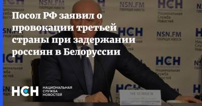 Посол РФ заявил о провокации третьей страны при задержании россиян в Белоруссии